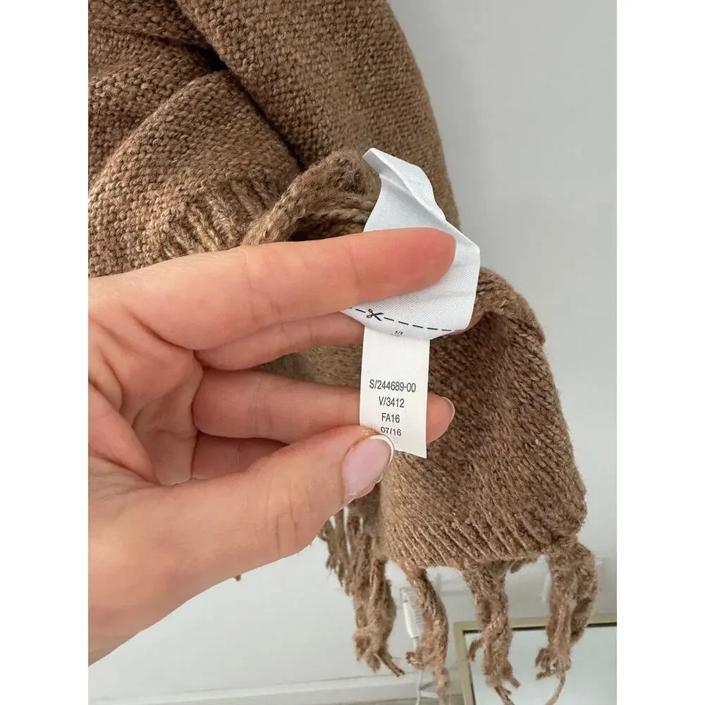 Banana Republic Brown Knit Poncho Size Medium/Large